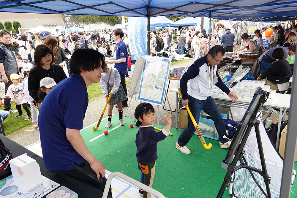 スポーツイベントを楽しむ画像