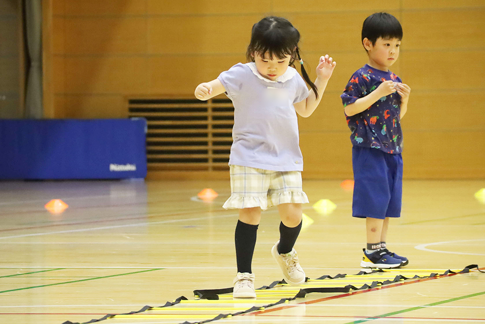 幼児クラスの参加者のアップの画像