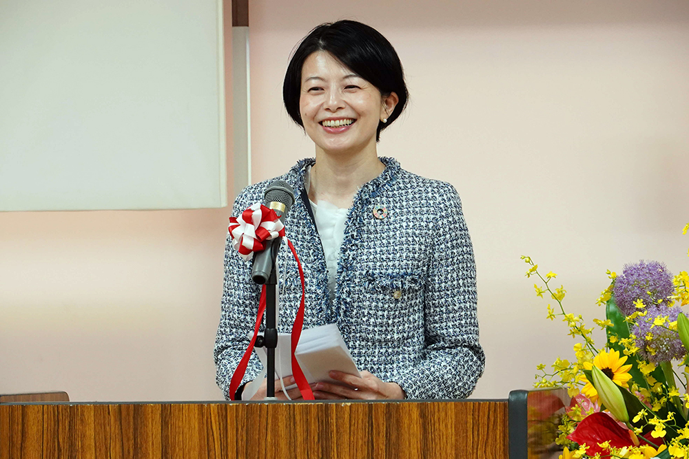 森澤区長の挨拶の写真