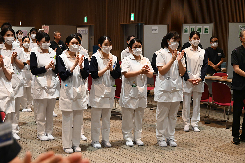 開会式の写真