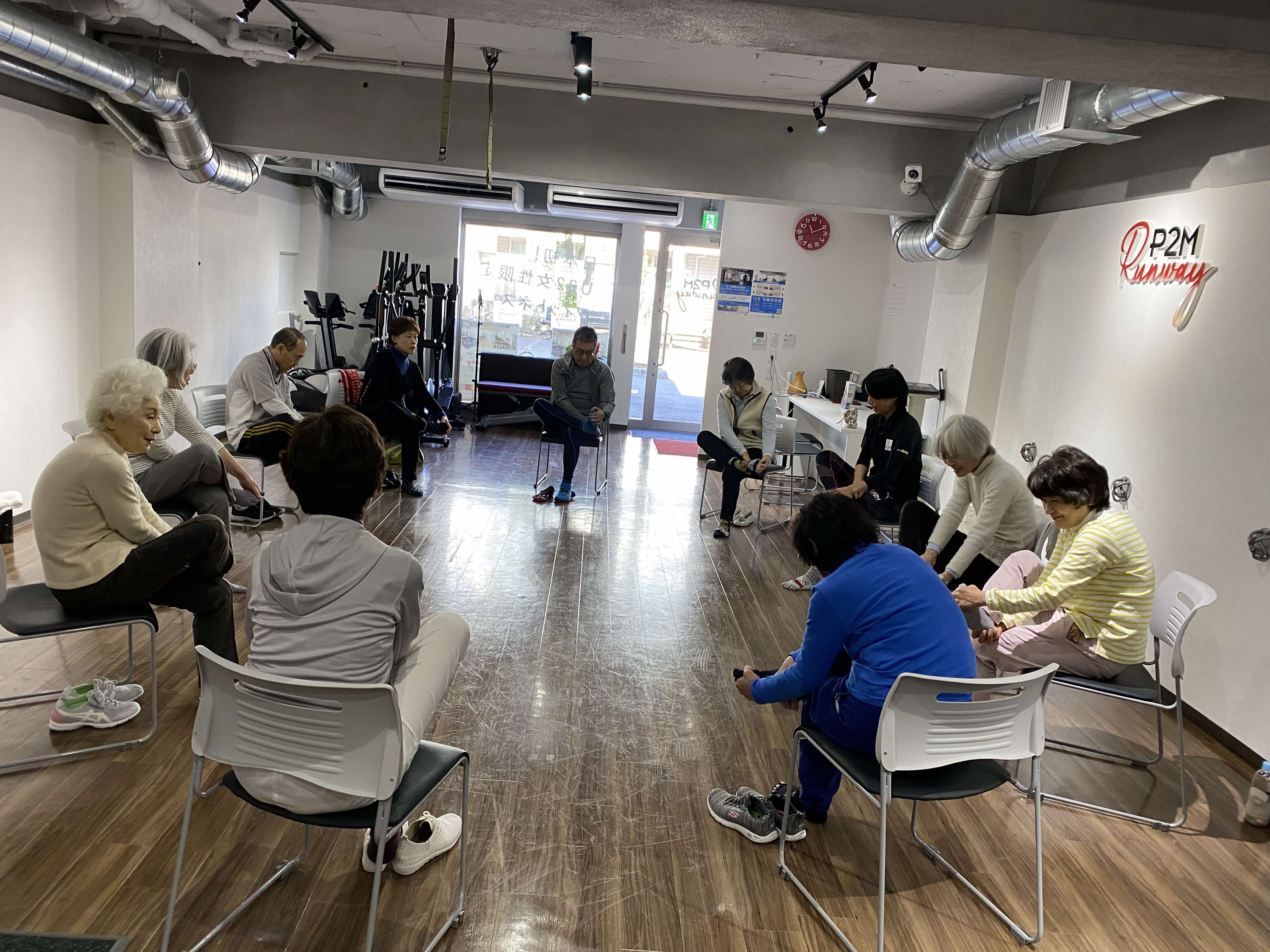 しなやかストレッチクラスの様子