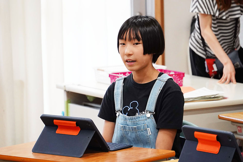小学生による発表