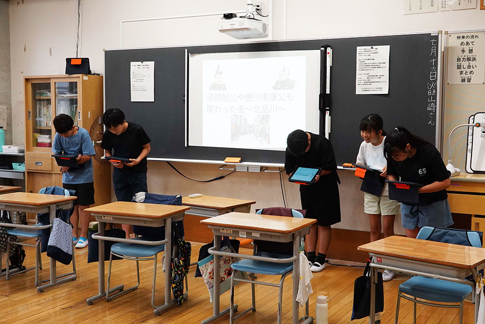 小学生による発表