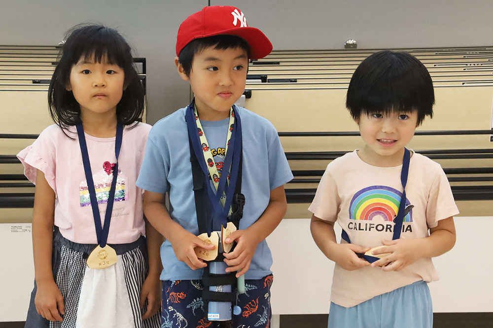 すごろく部門の上位3人の画像