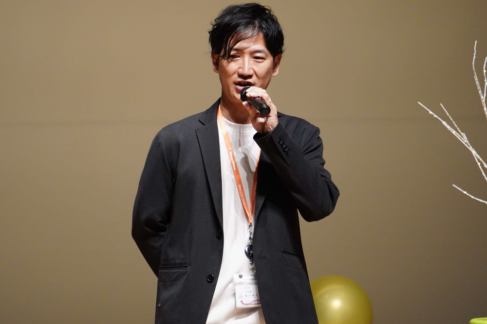 課長あいさつの様子
