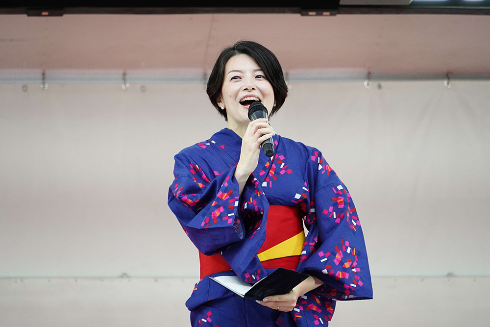 森澤区長の挨拶の写真