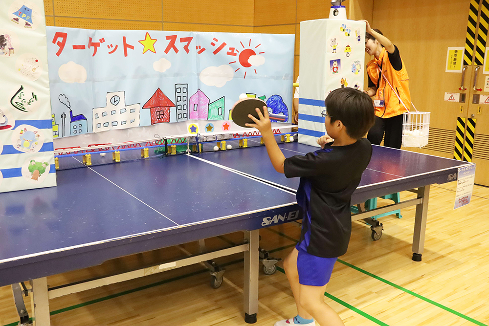 卓球的あてゲームの画像