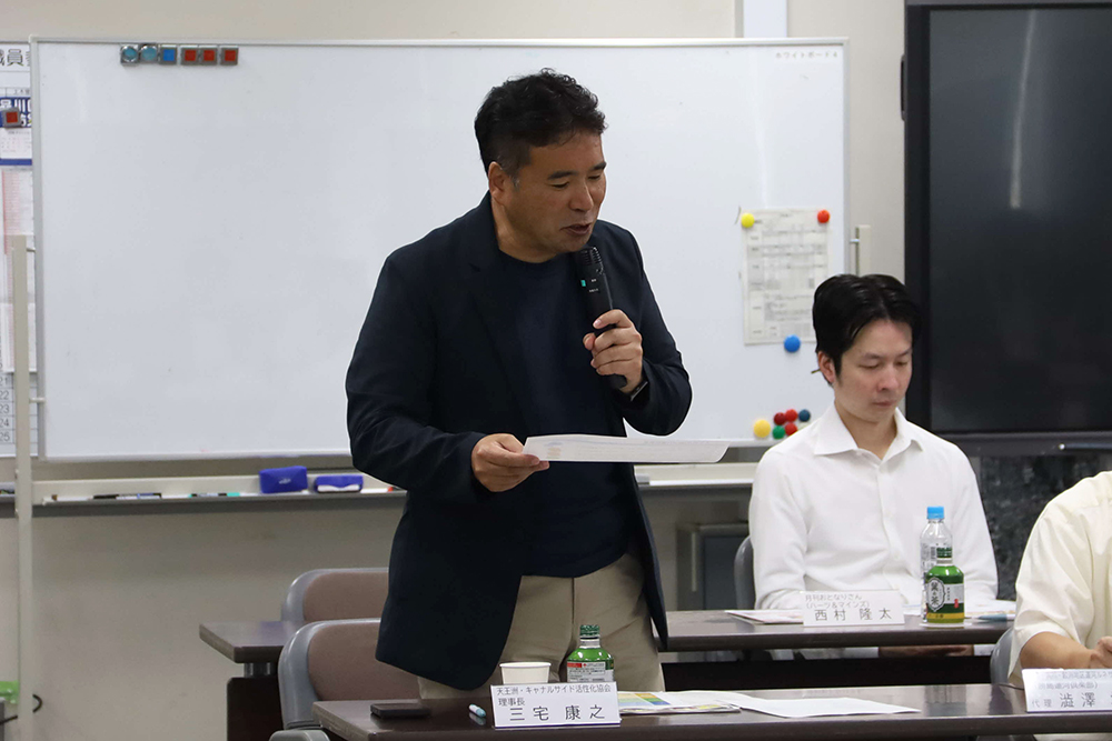 天王洲キャナルサイド理事長の写真