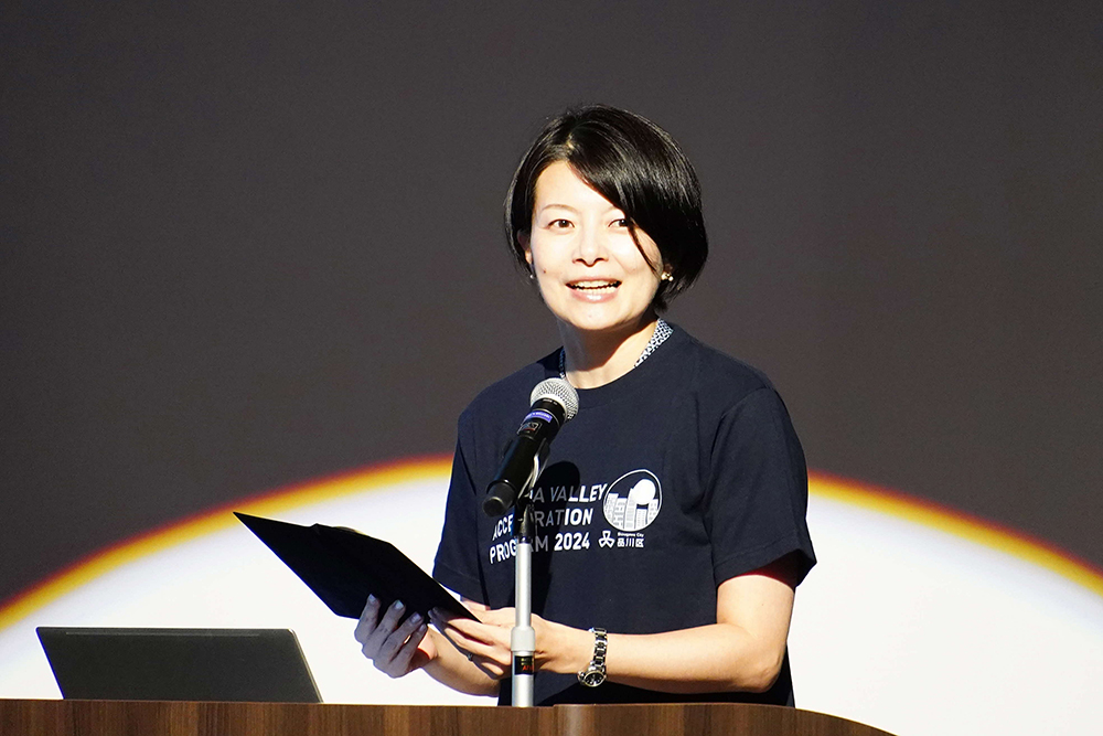 森澤区長による開会挨拶