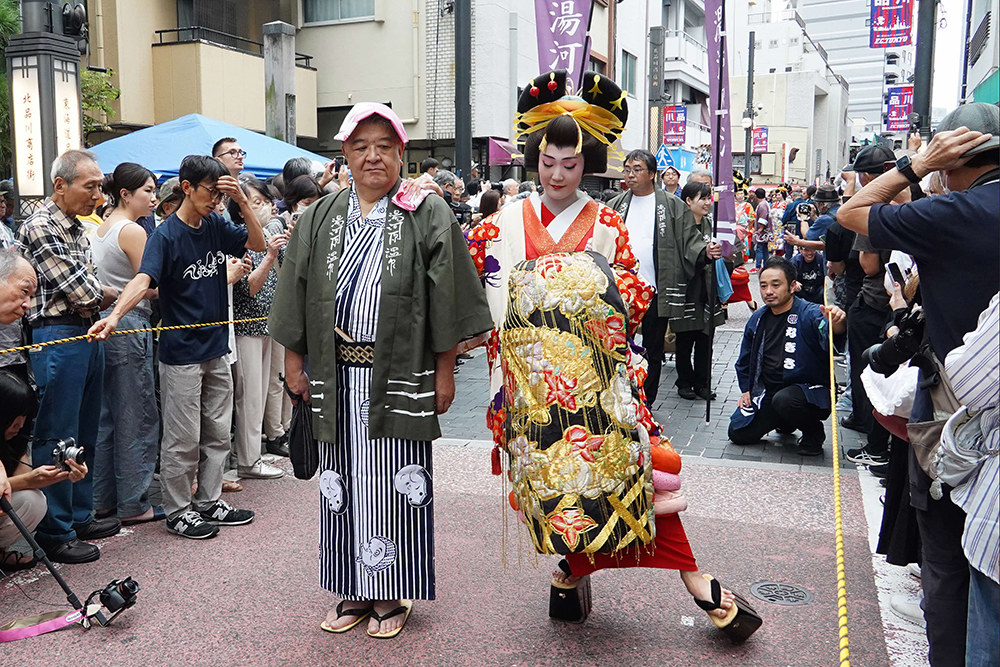 おいらん道中の様子