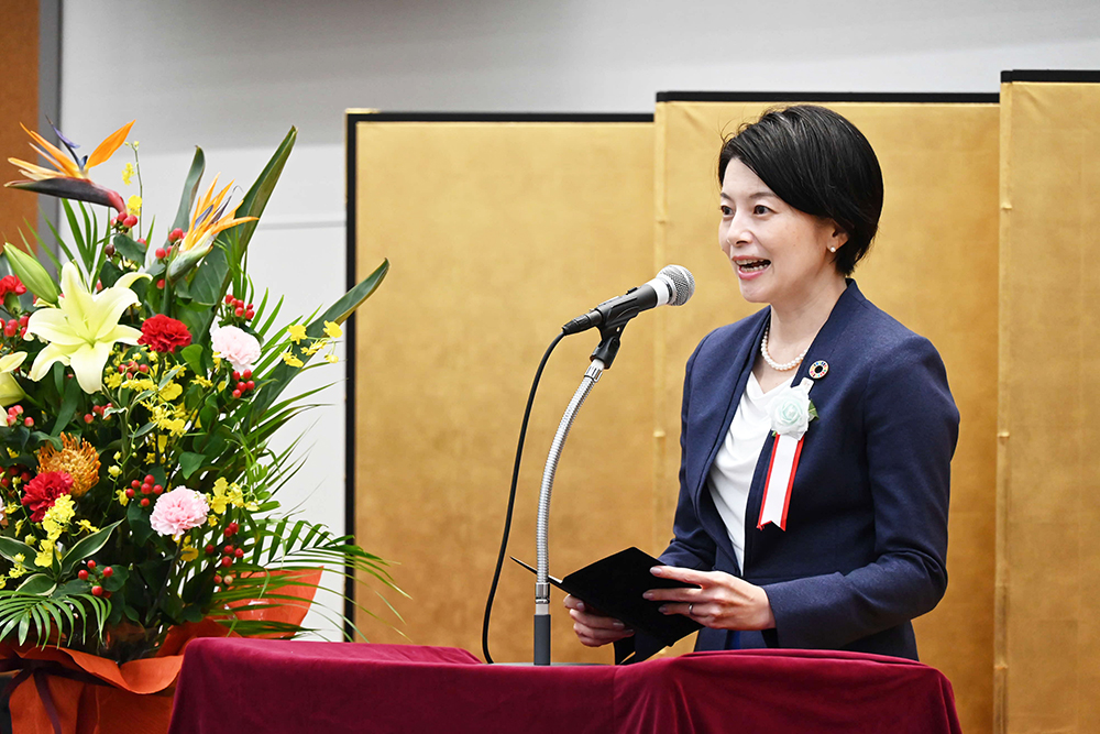 森澤区長からの祝辞