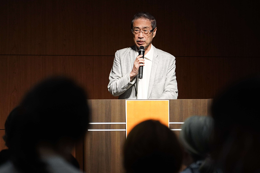しなjob副理事長の佐藤一義さんの挨拶
