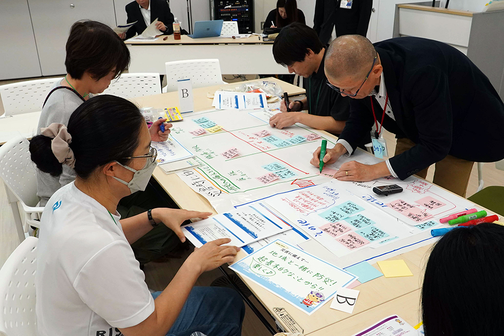 未来への宣言を書いた写真