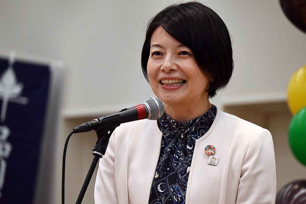 森澤区長のあいさつの写真