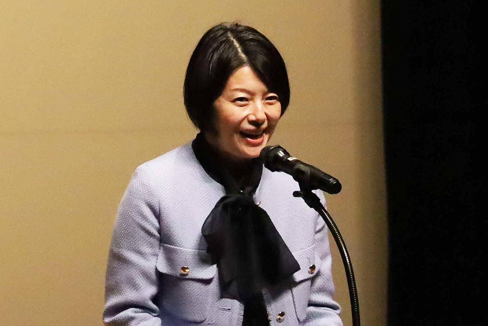 あいさつする森澤区長の画像
