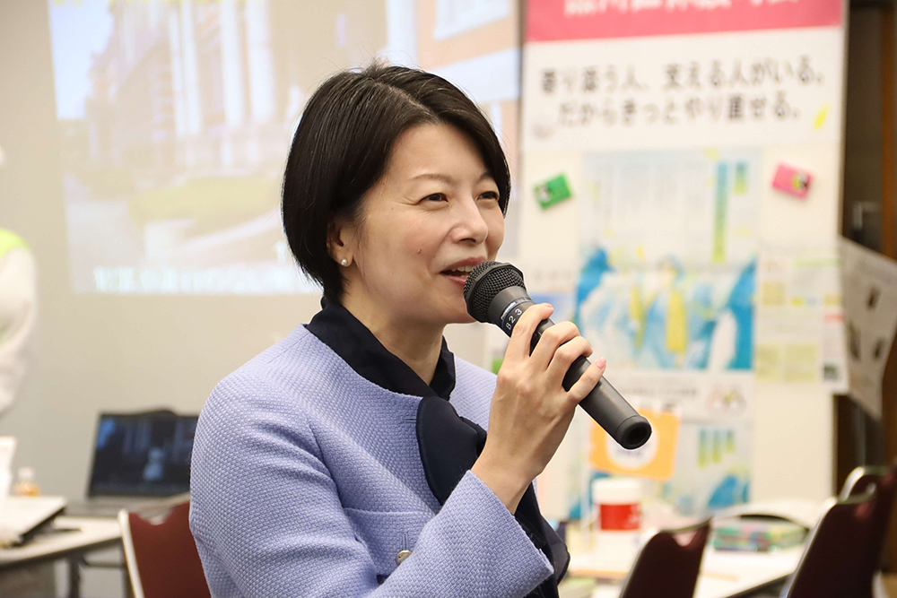 あいさつする森澤区長の画像
