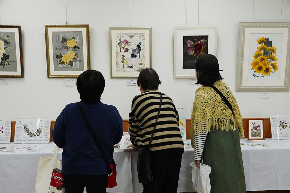 押し花作品の画像