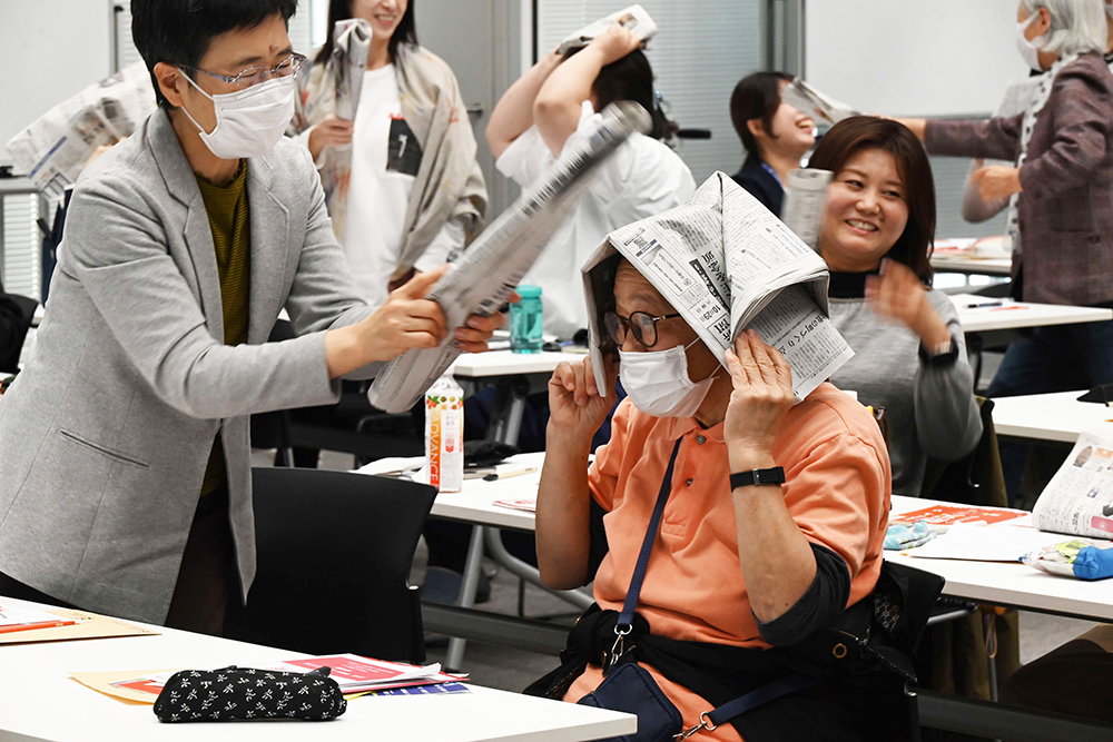体験をする受講者