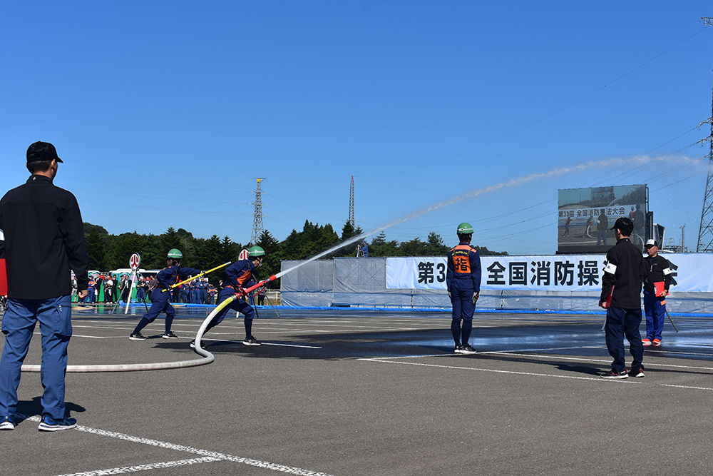 操法大会の様子