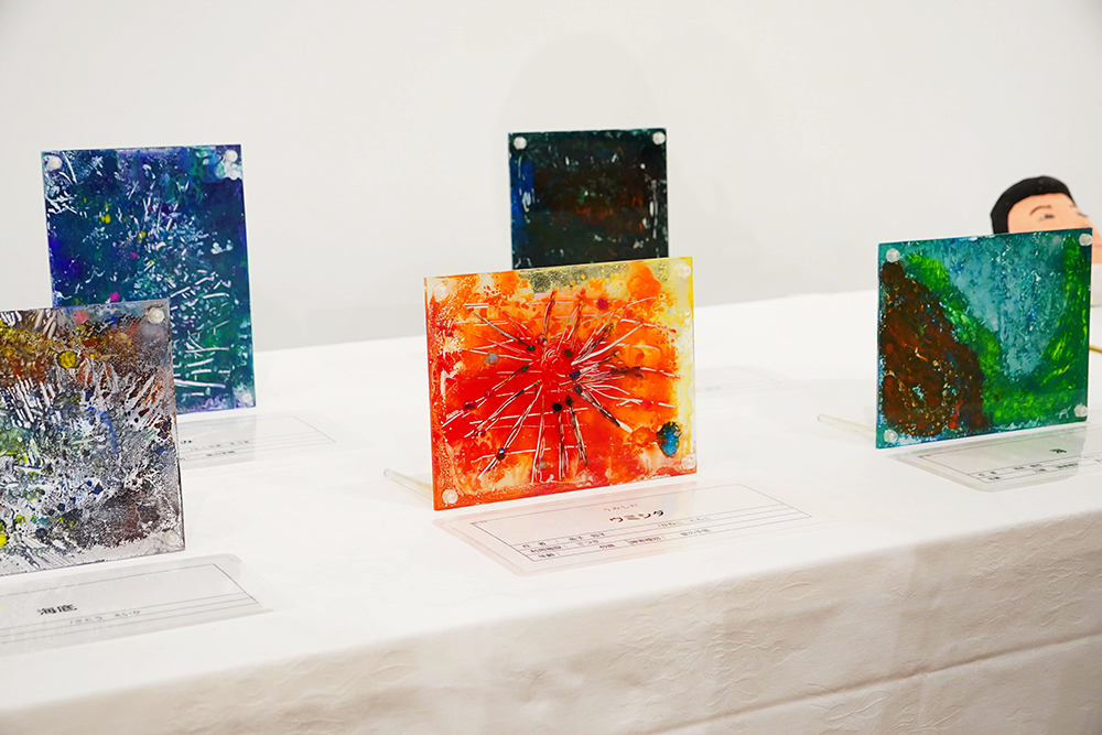 障害者作品展の様子