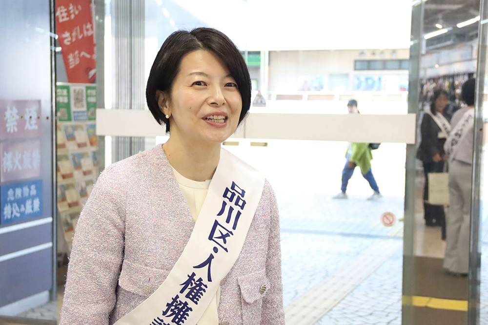 あいさつする森澤区長の画像