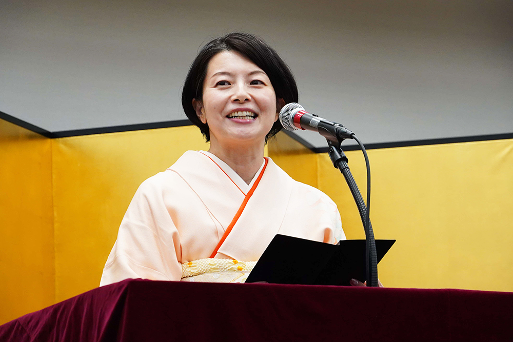 森澤区長挨拶の写真