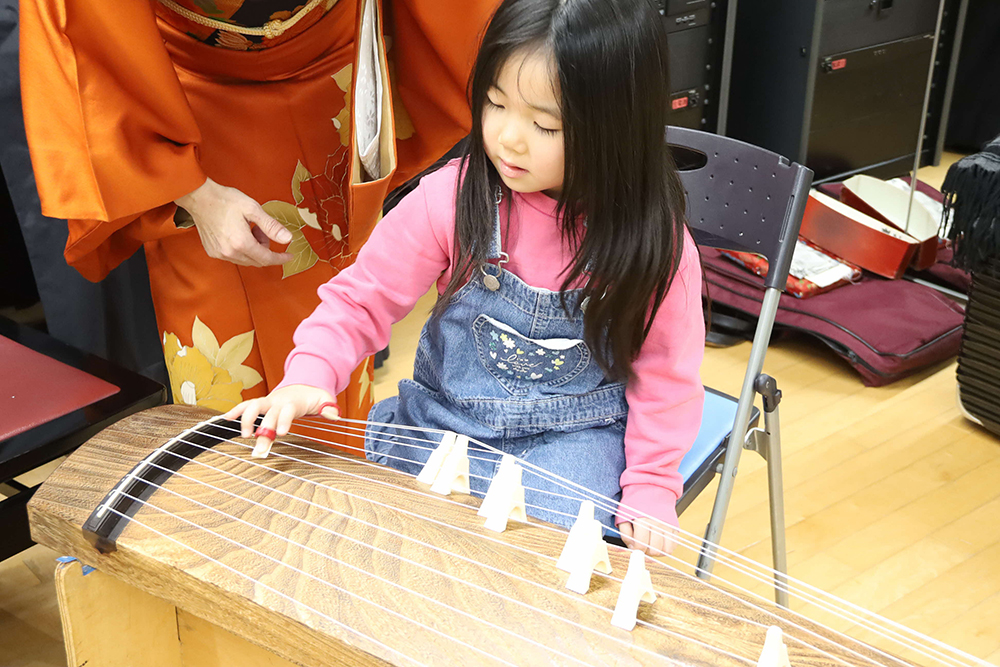 和楽器体験の画像