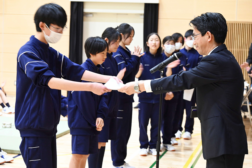表彰式の様子