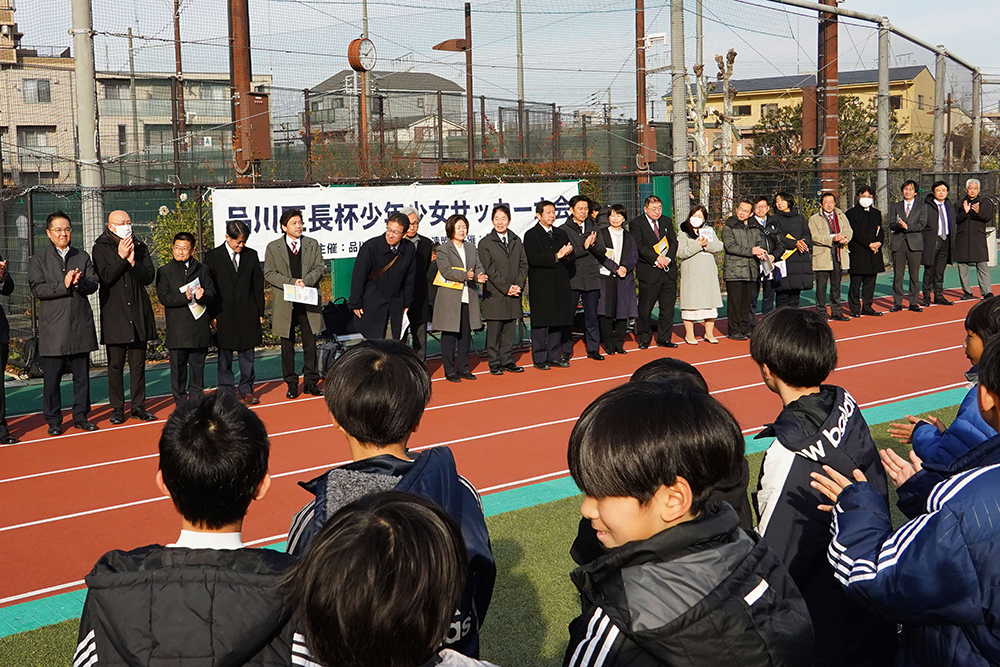 学校長の激励
