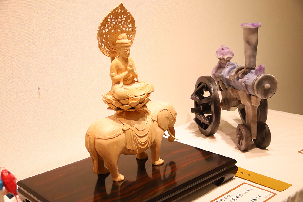 金賞を取った民芸工芸部門の作品の画像