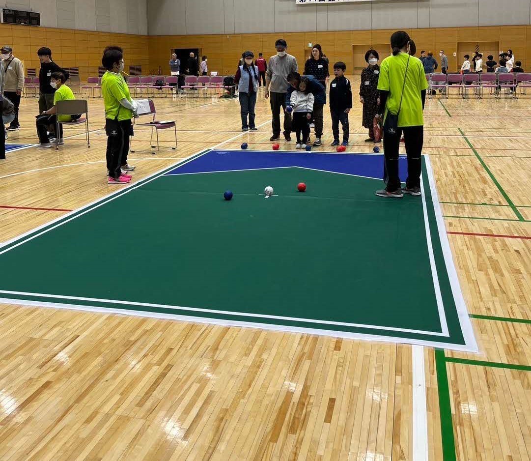 ボッチャ試合写真