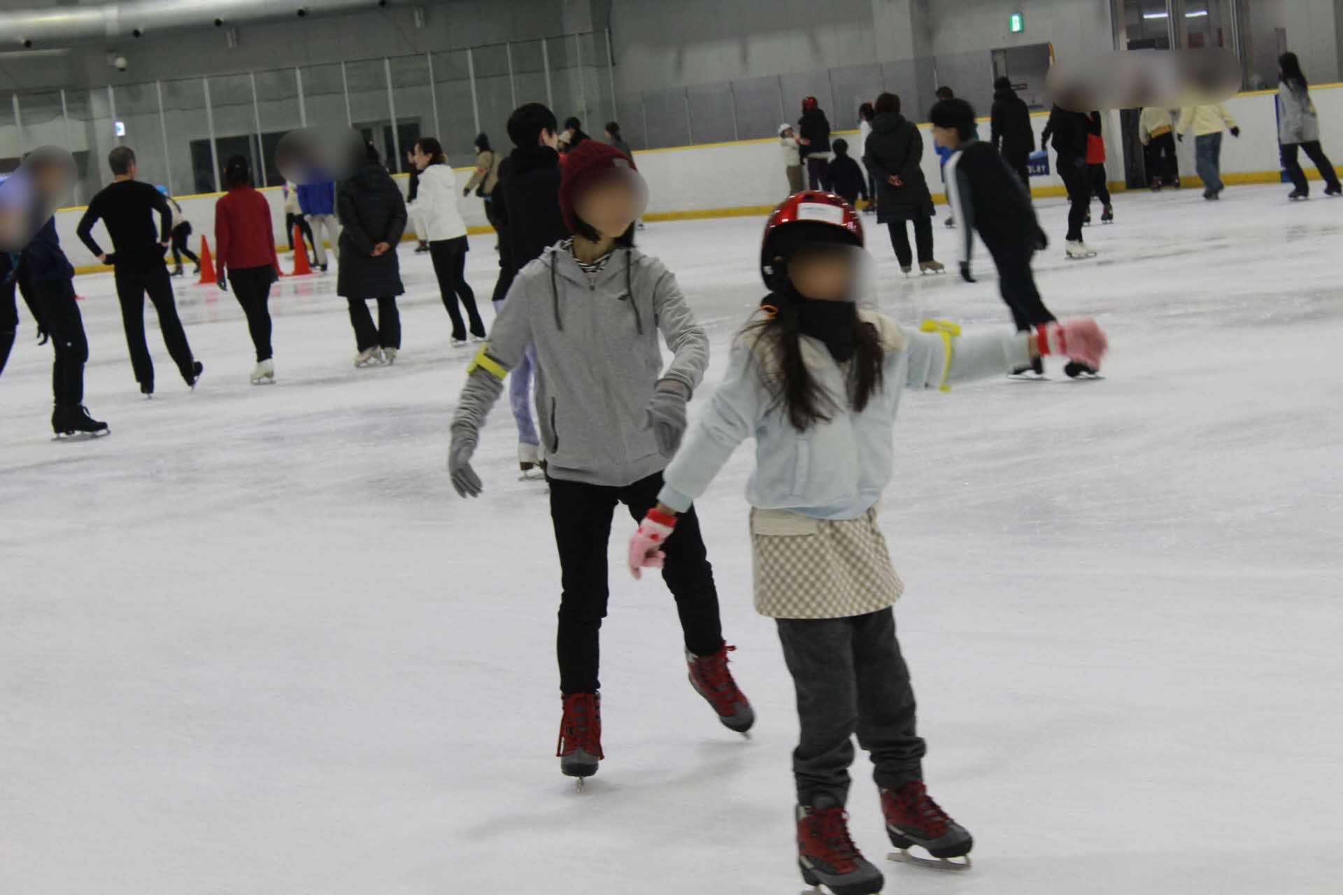 スケート会場での様子