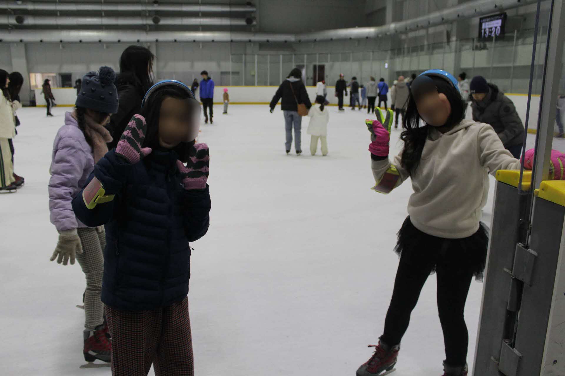 スケート会場での様子