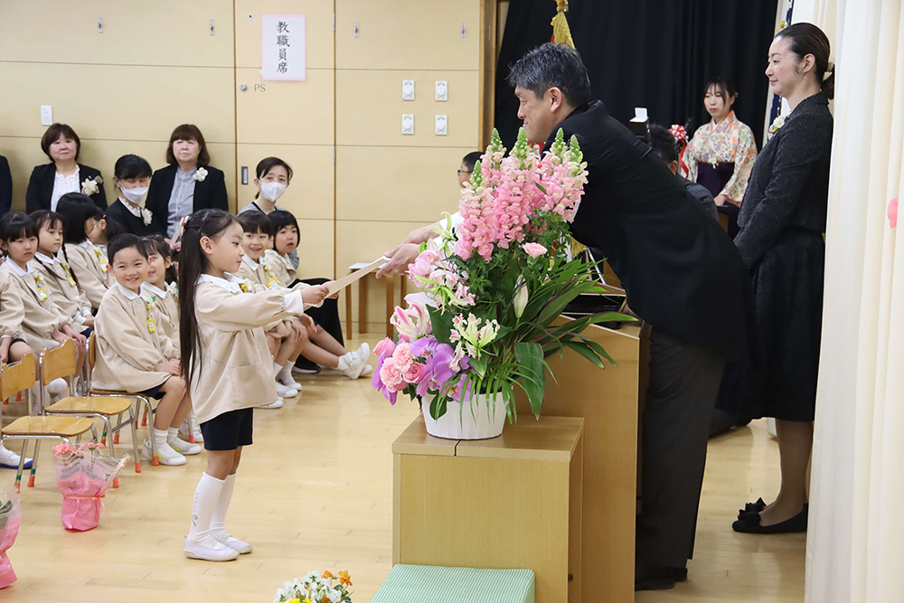 修了証授与式の画像