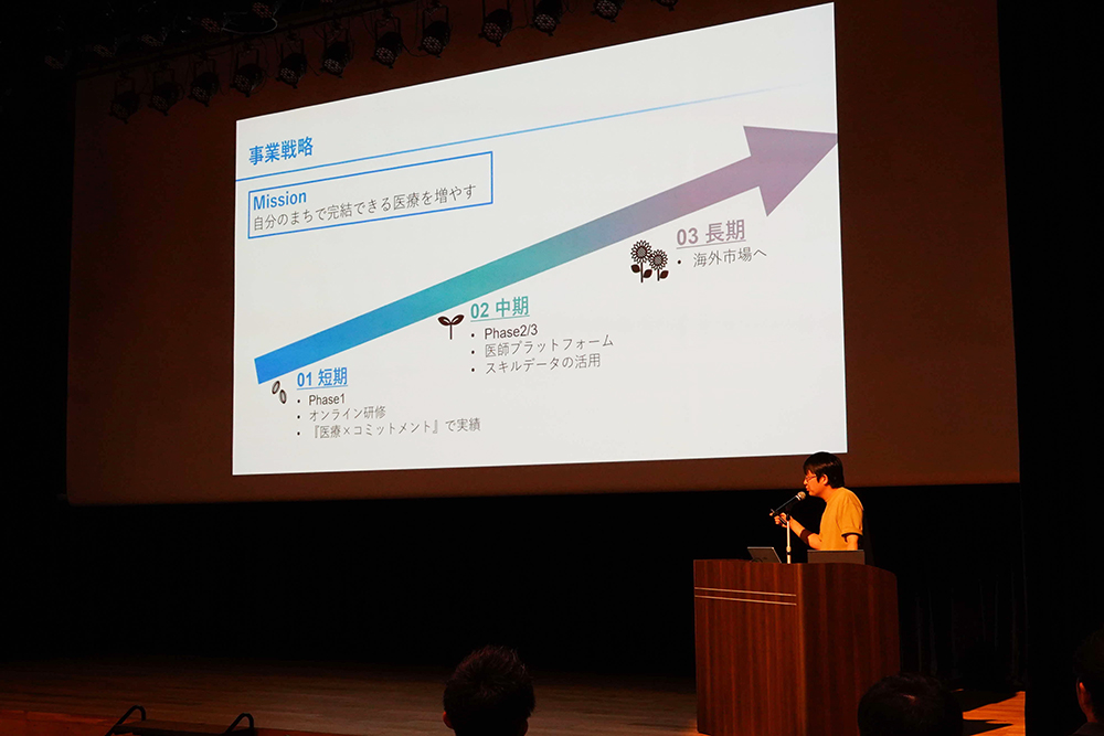 curewithの方が話している写真