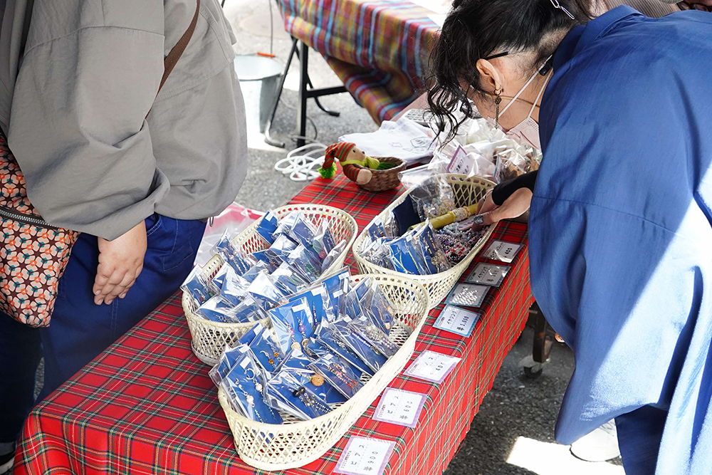 販売ブースの写真