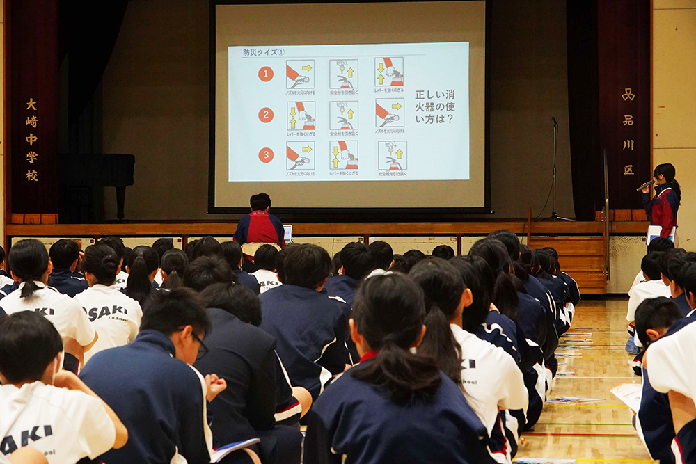教材を用いた授業の様子