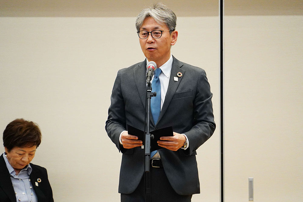 堀越副区長挨拶の写真