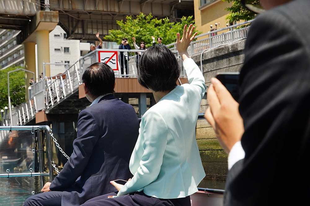 五反田船着き場に到着した様子の写真