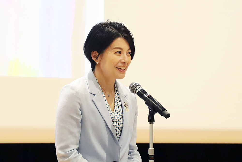 報告する森澤区長の画像