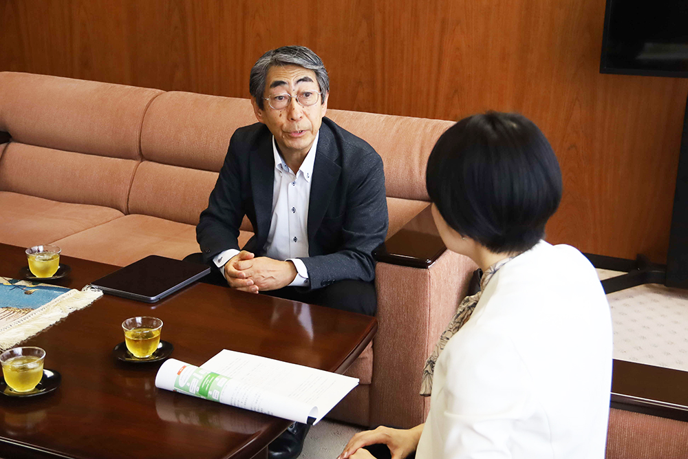 説明をする大矢会長の画像