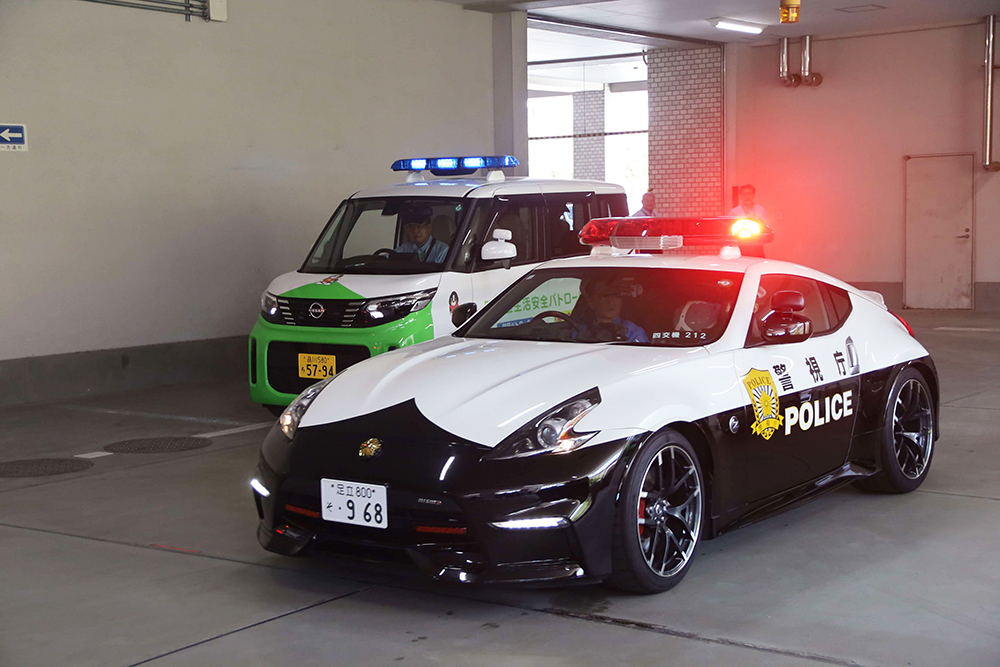 特別なパトカーの写真