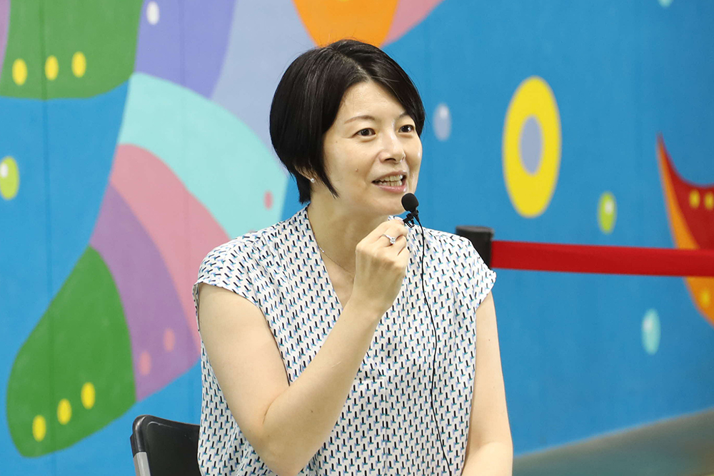 講義する森澤区長の画像