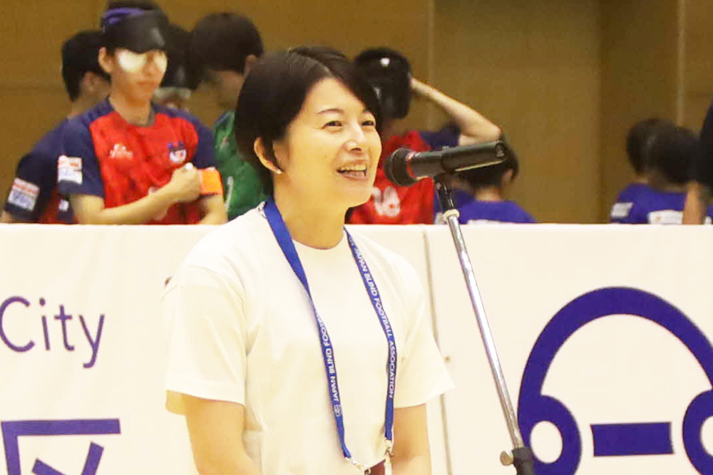 あいさつする森澤区長の画像