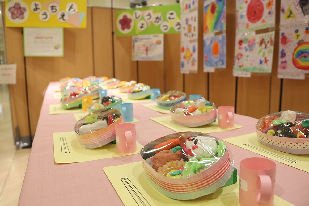 展示された夢のお弁当の画像