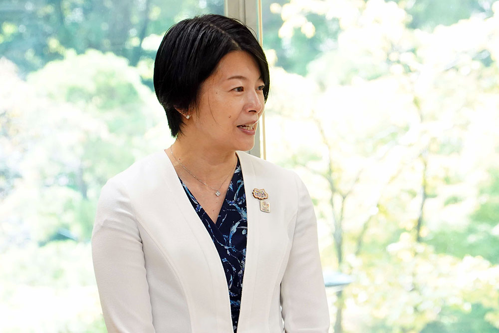 森澤区長挨拶の写真