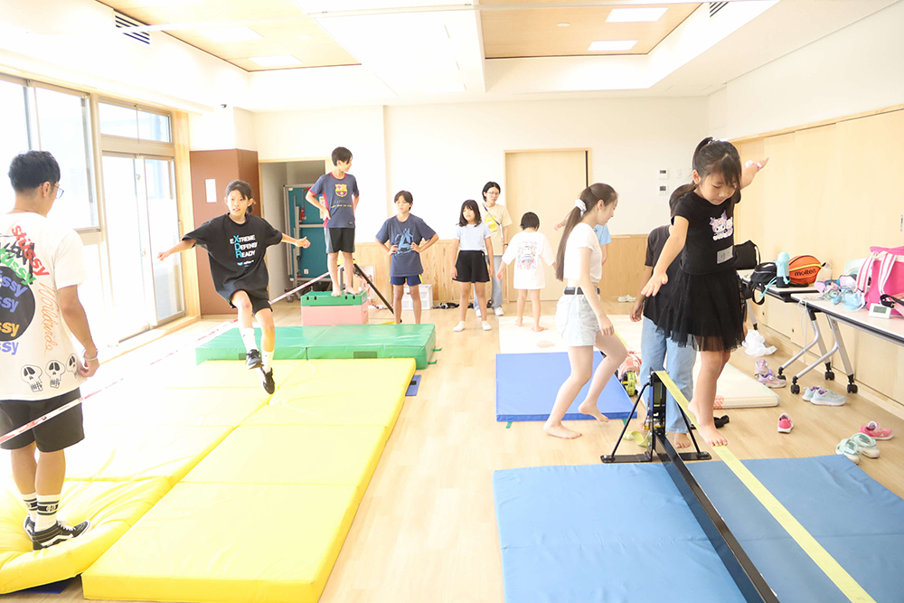 スラックライン教室の画像
