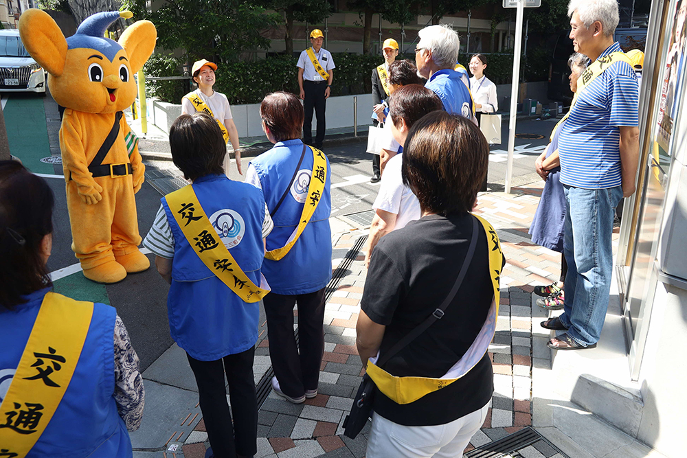あいさつする森澤区長の画像