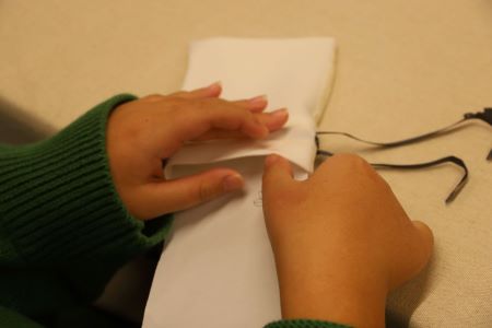 エシカル消費イベント2025_巾着袋の刺繍体験