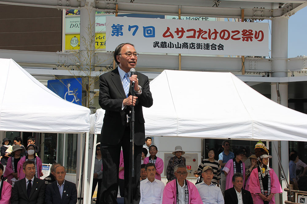 濱野区長あいさつ